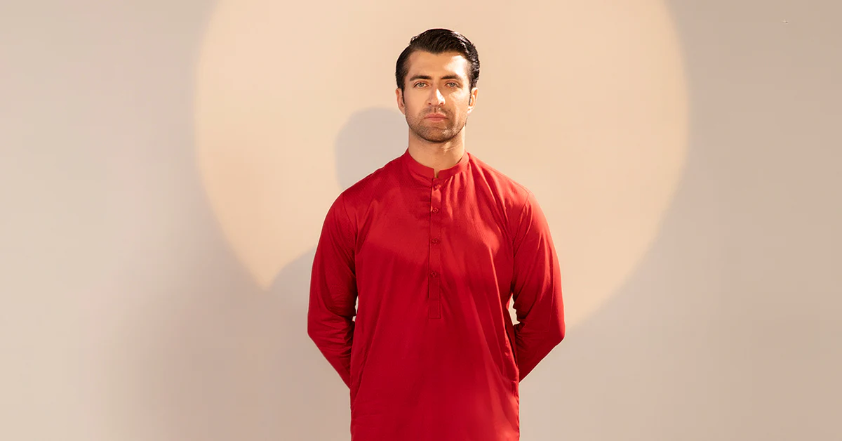 Self Dobby Kurta - Image 6