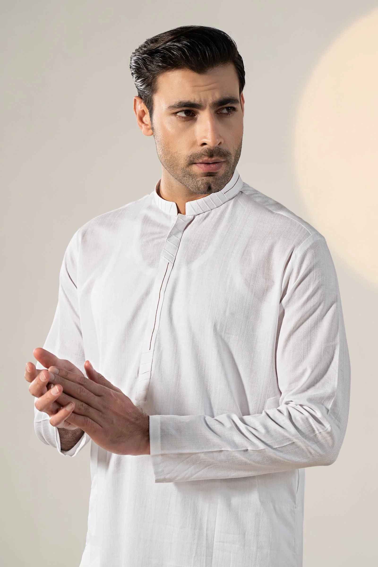 Self Dobby Kurta - Image 4