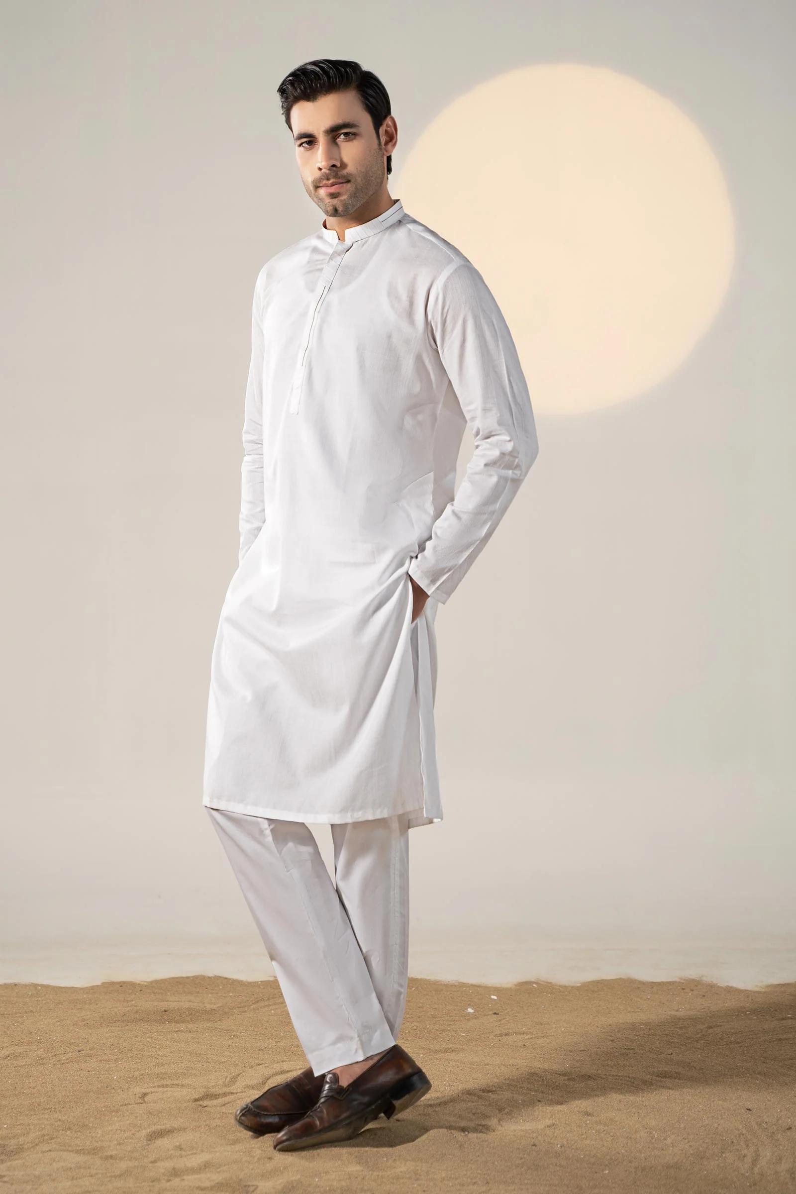 Self Dobby Kurta - Image 6
