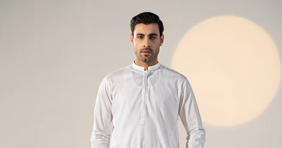 Self Dobby Kurta - Image 8