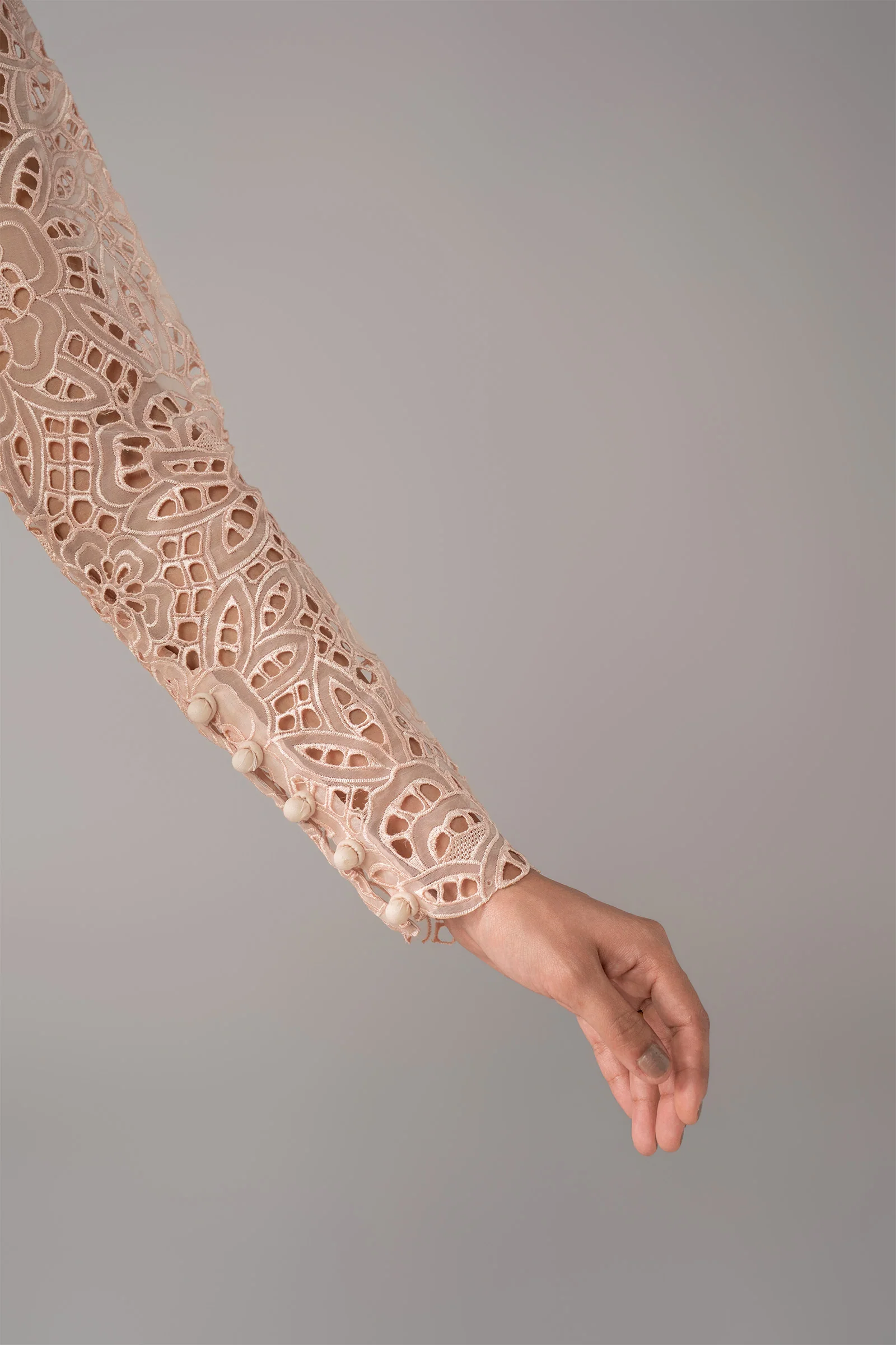 2 Pc Embroidered Organza Suit - Image 6