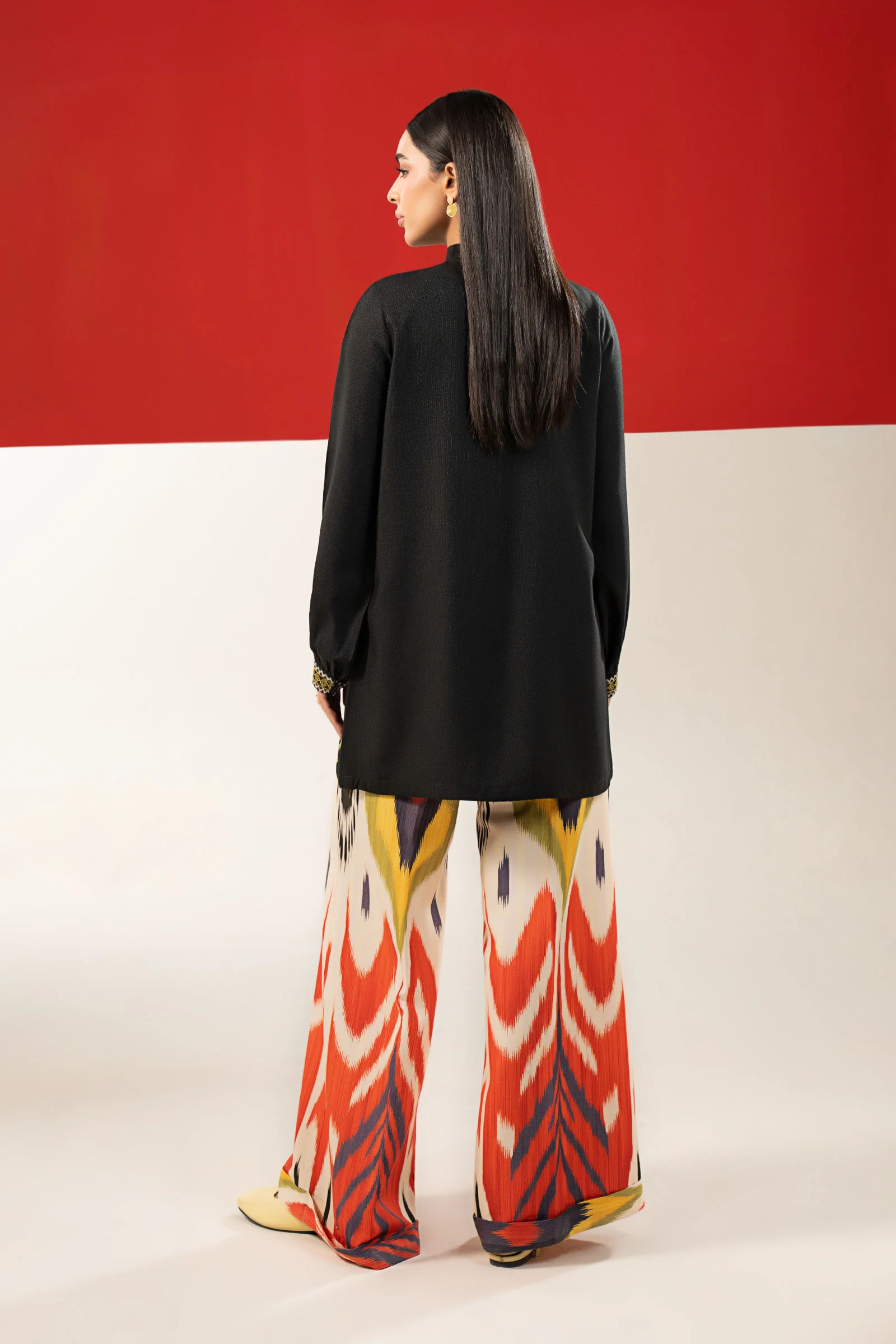 2 Pc Embroidered Karandi Suit - Image 8