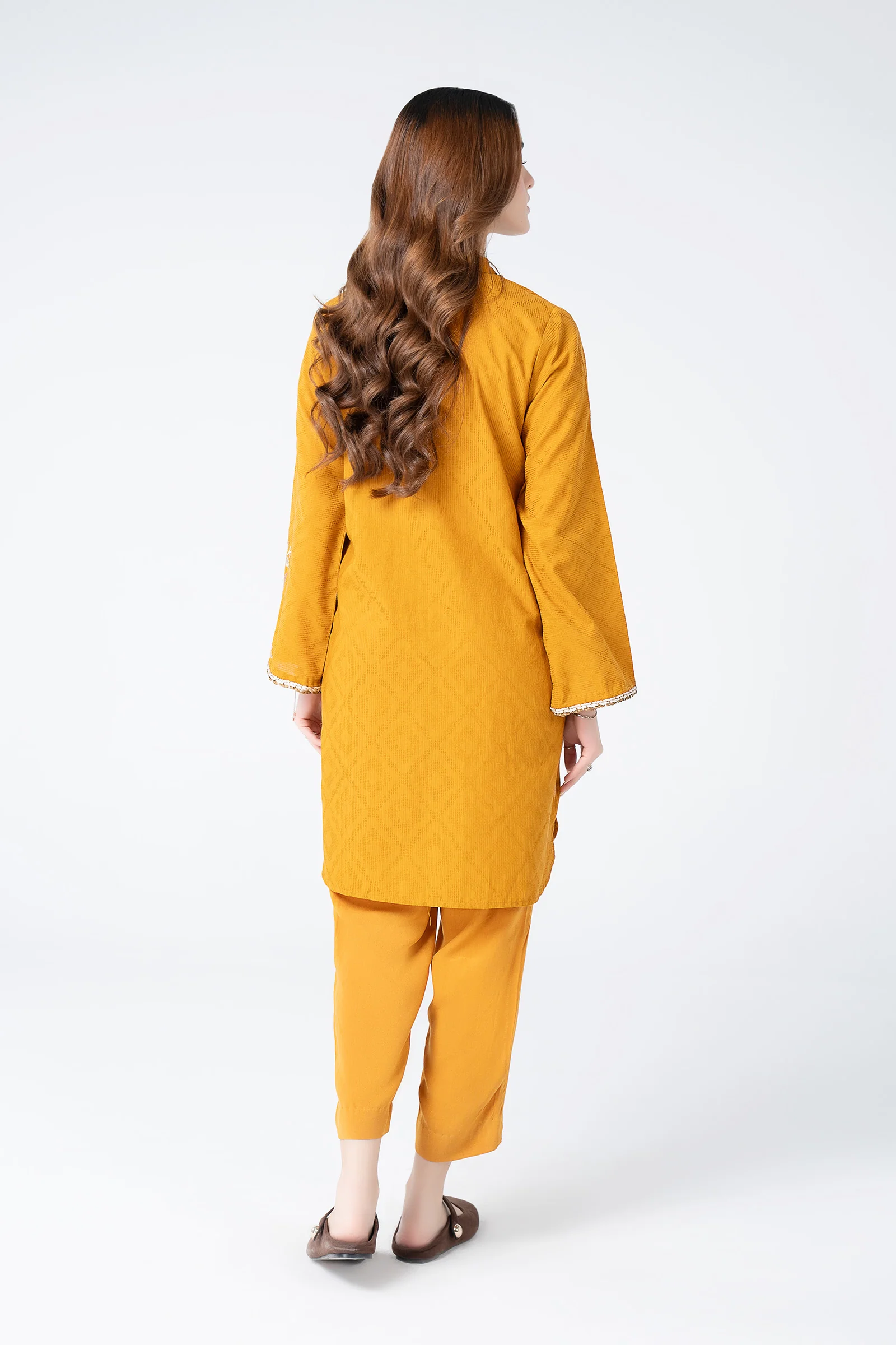 Embroidered Embossed Wavy Texture Shirt - Image 6