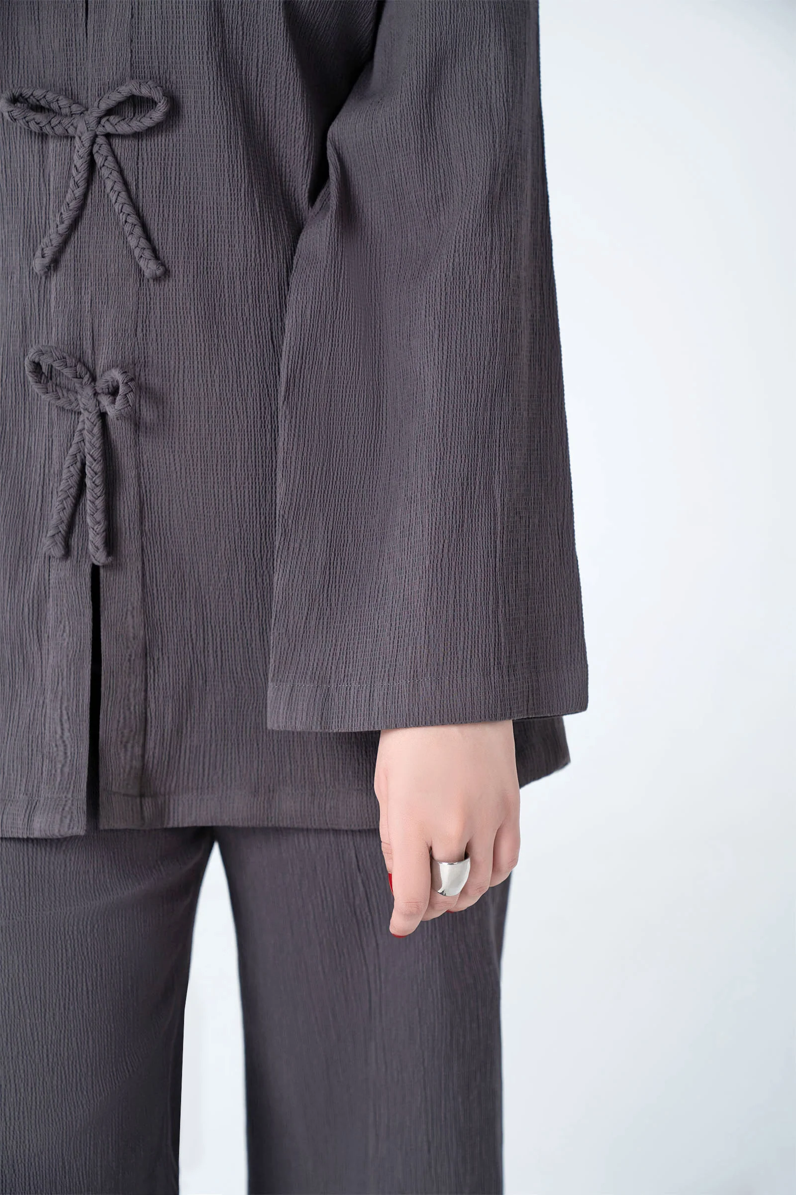 2 Pc Dyed Seer Sucker Suit - Image 4