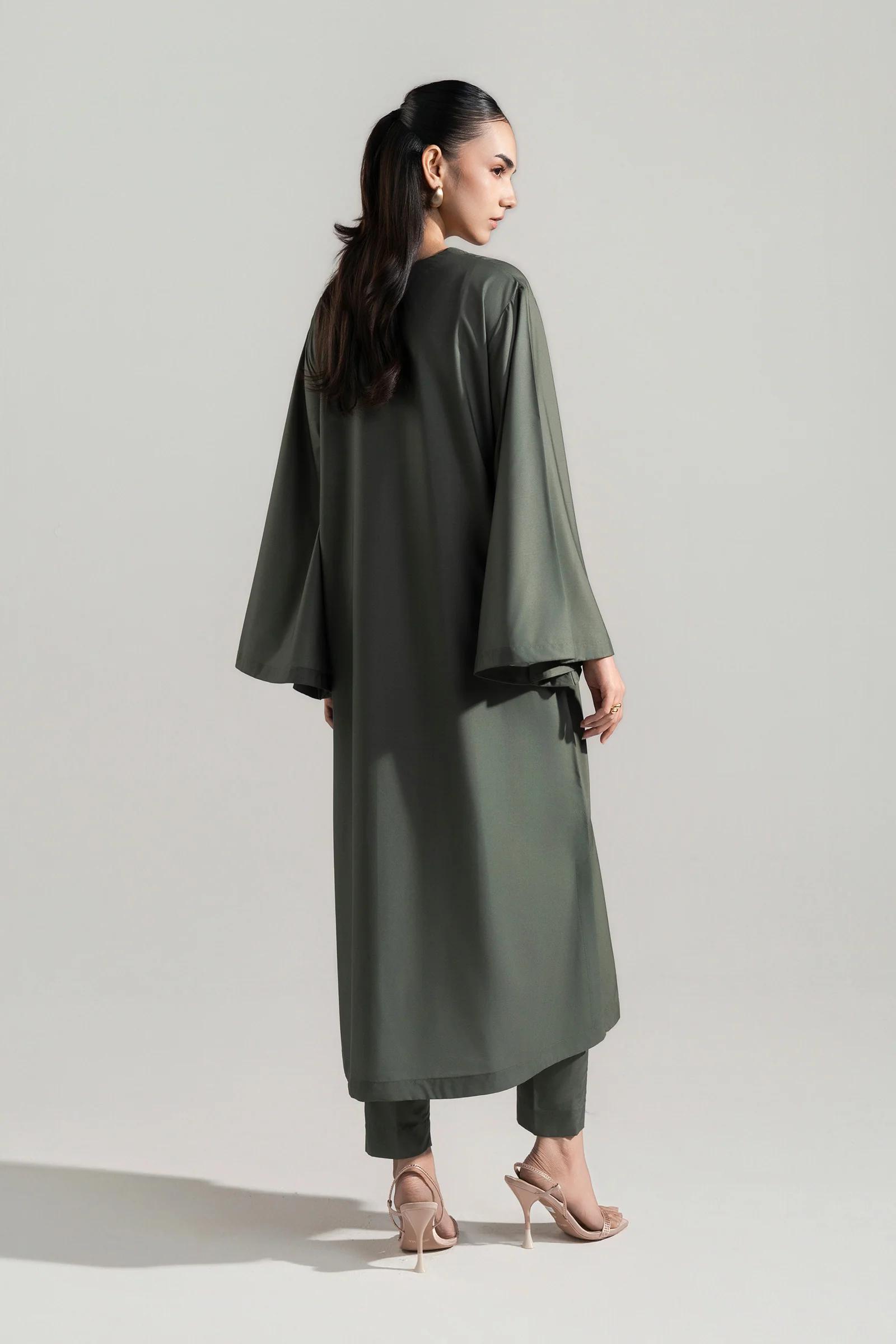 2 Pc Printed Raw Silk Suit - Image 6