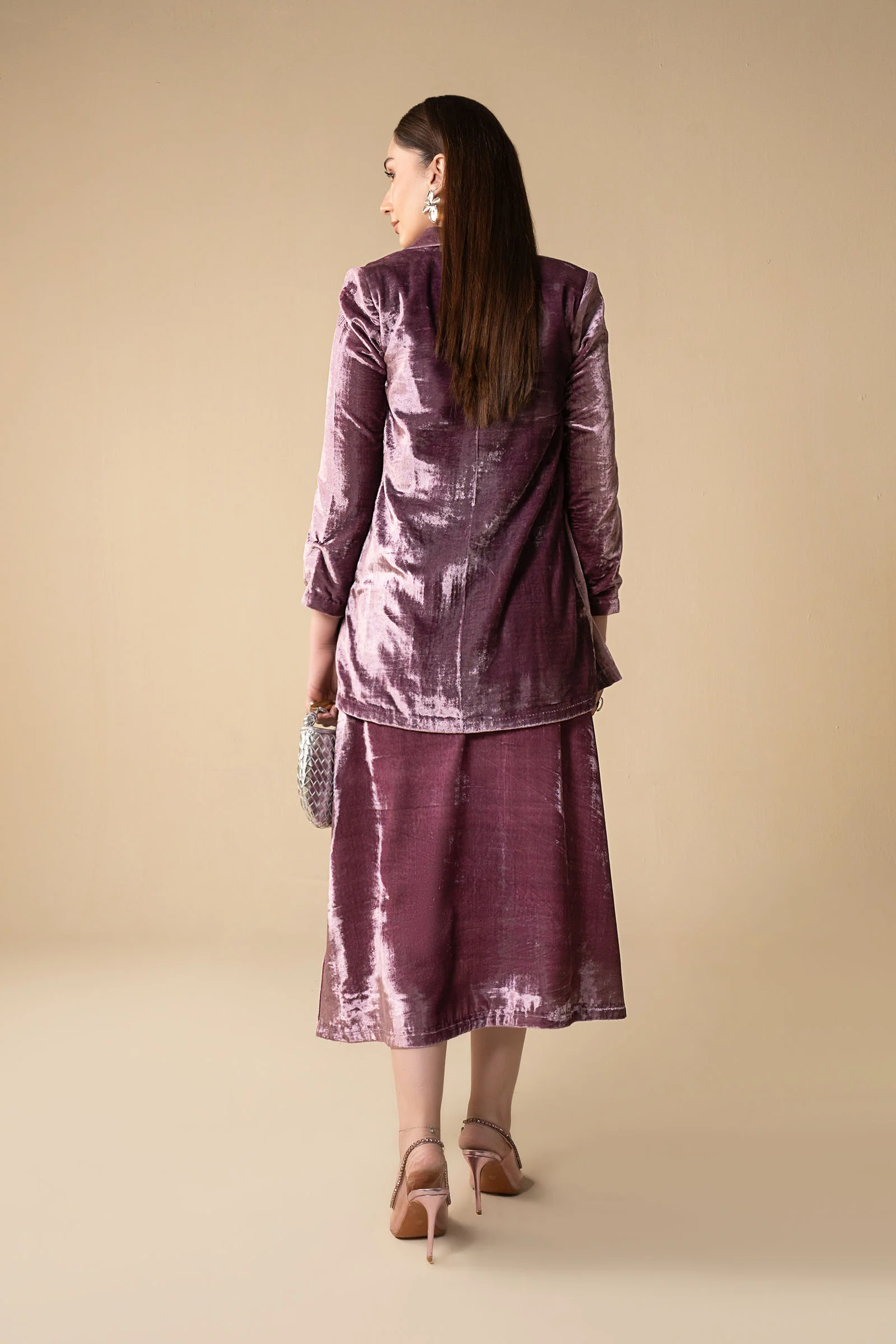 2 Pc Dyed Velvet Suit - Image 11