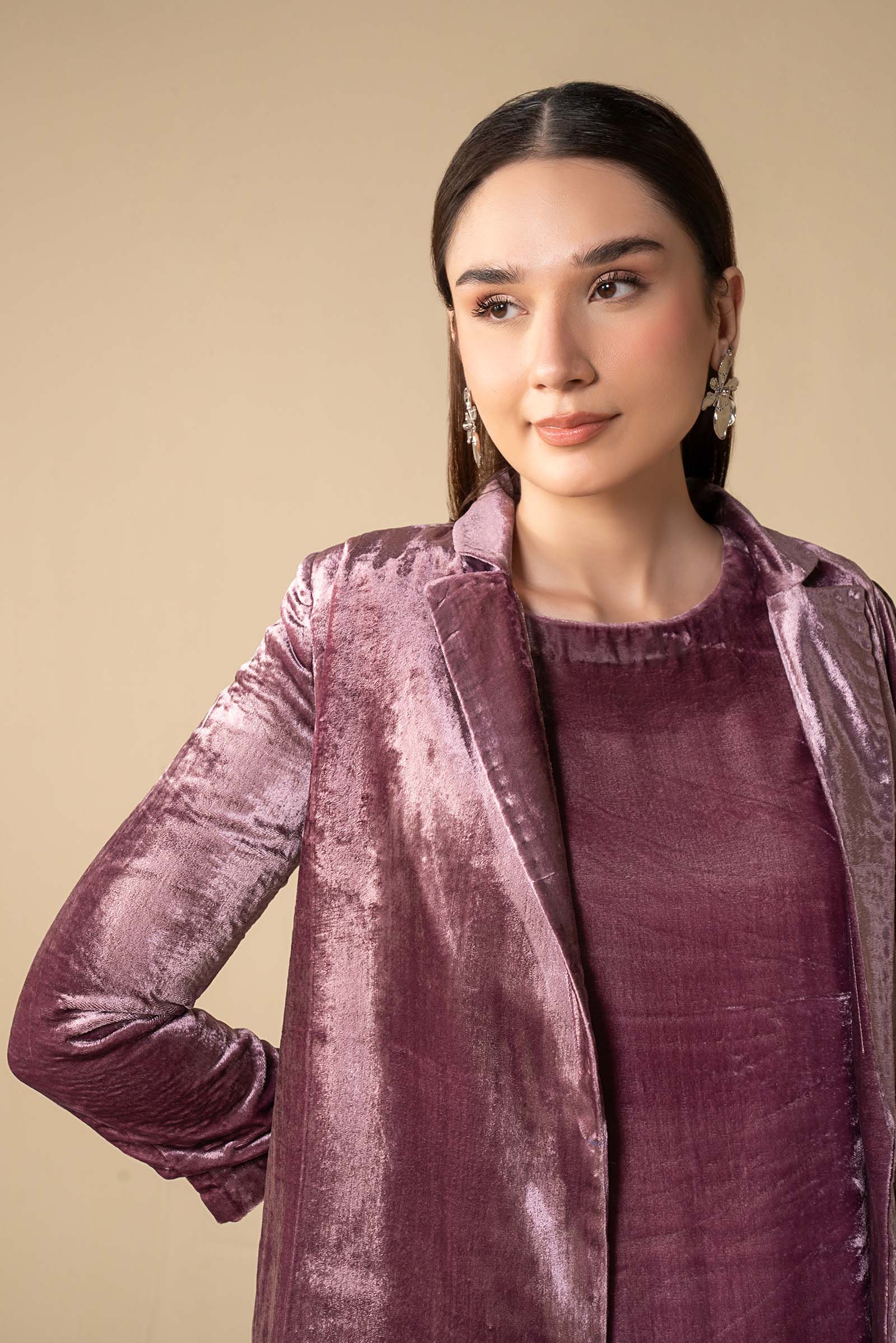 2 Pc Dyed Velvet Suit - Image 7