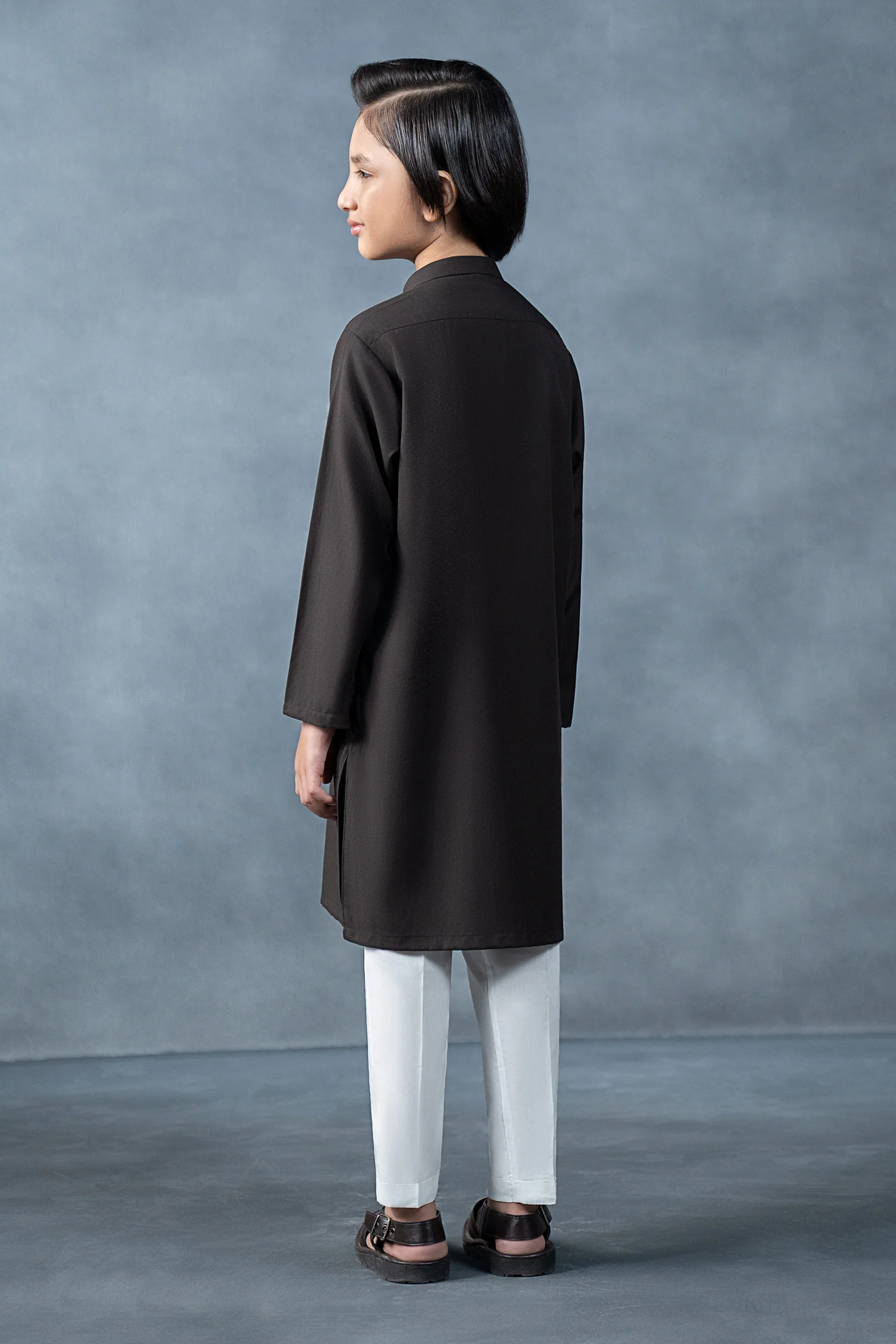 Embroidered Blended Kurta - Image 6