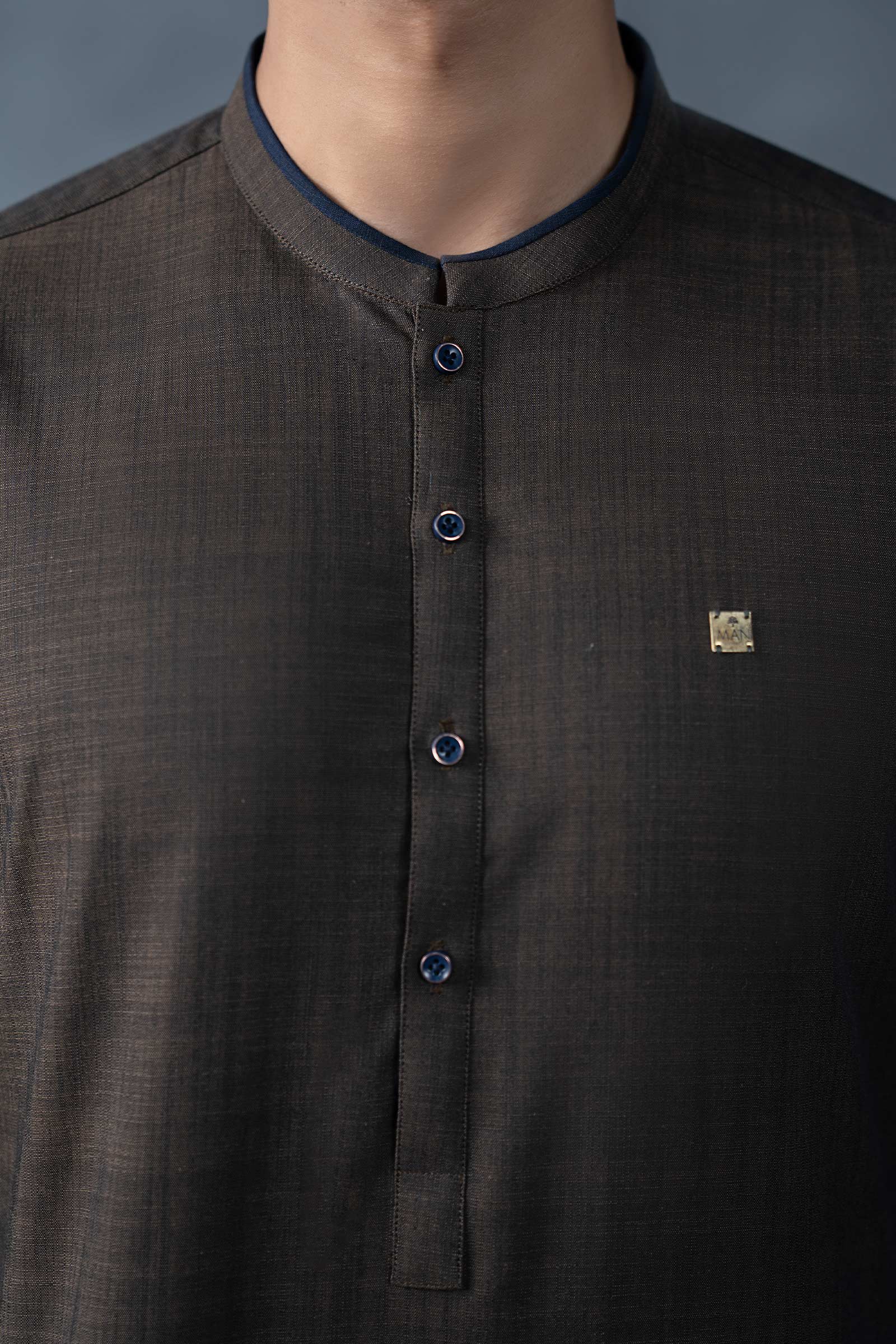 Nova Yarn Dyed Khaddar Kurta - Image 3