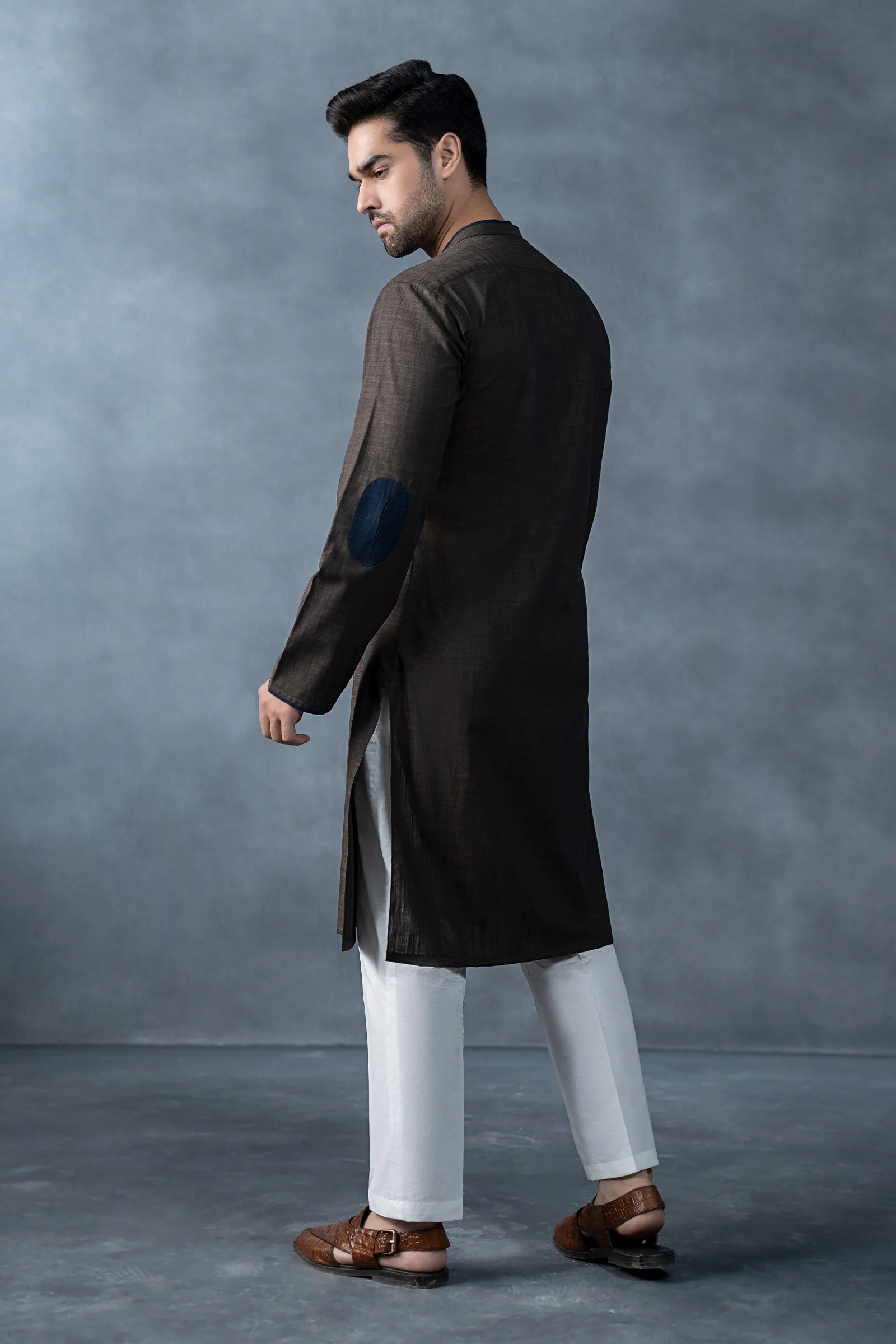 Nova Yarn Dyed Khaddar Kurta - Image 8