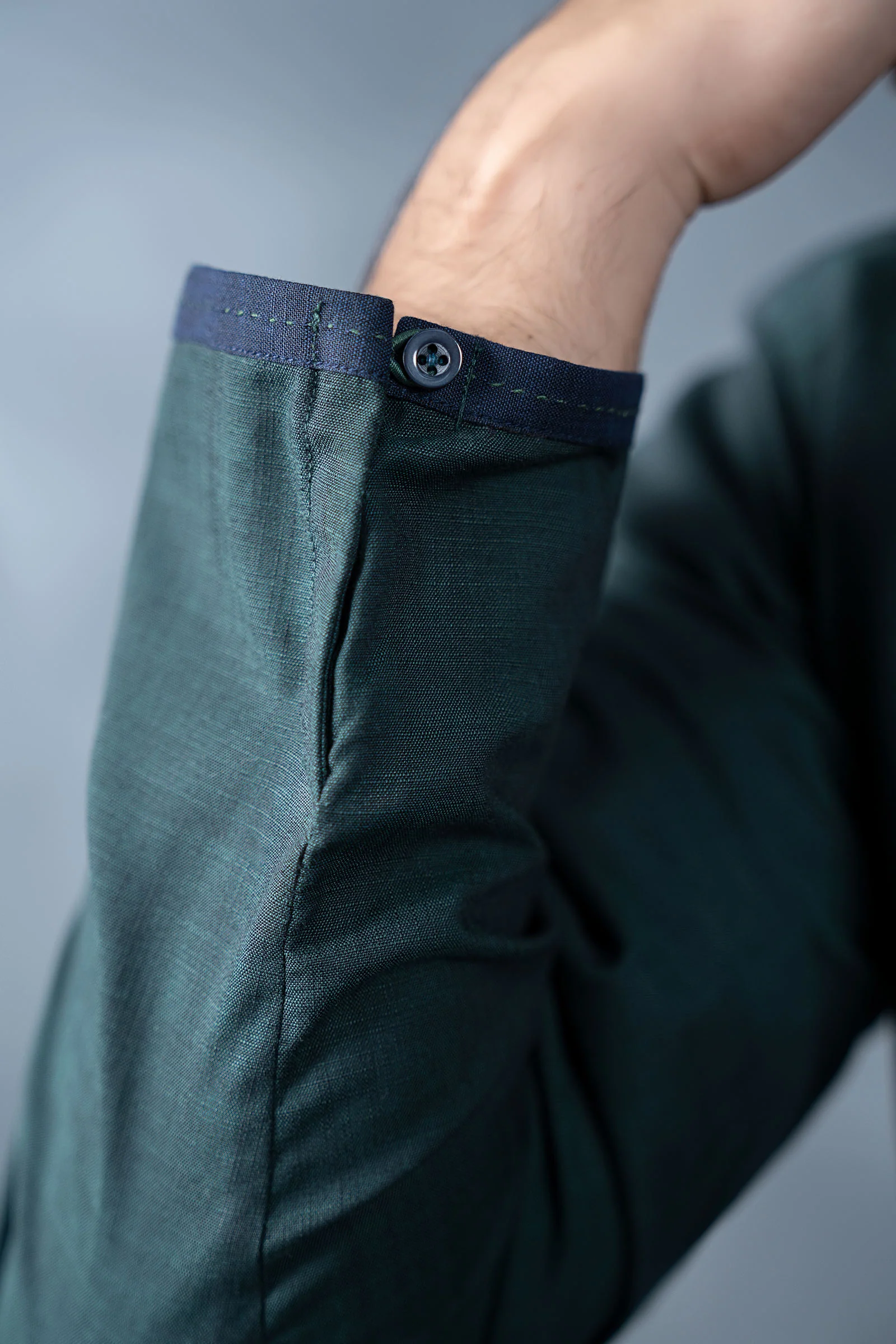 Nova Yarn Dyed Khaddar Kurta - Image 3