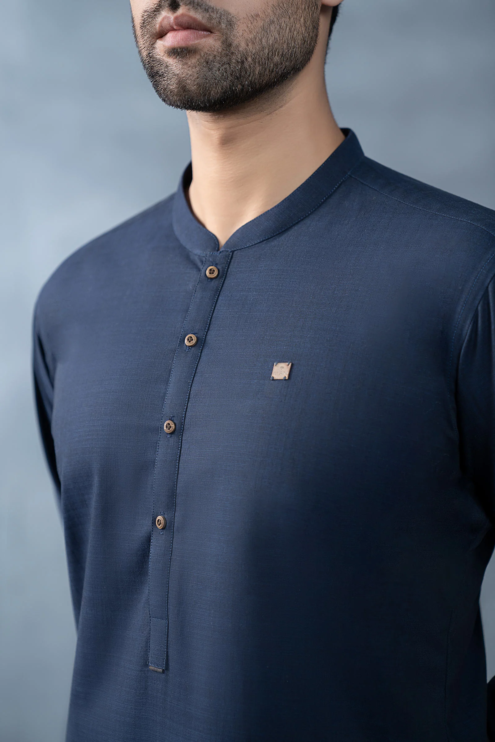 Nova Yarn Dyed Khaddar Kurta - Image 3