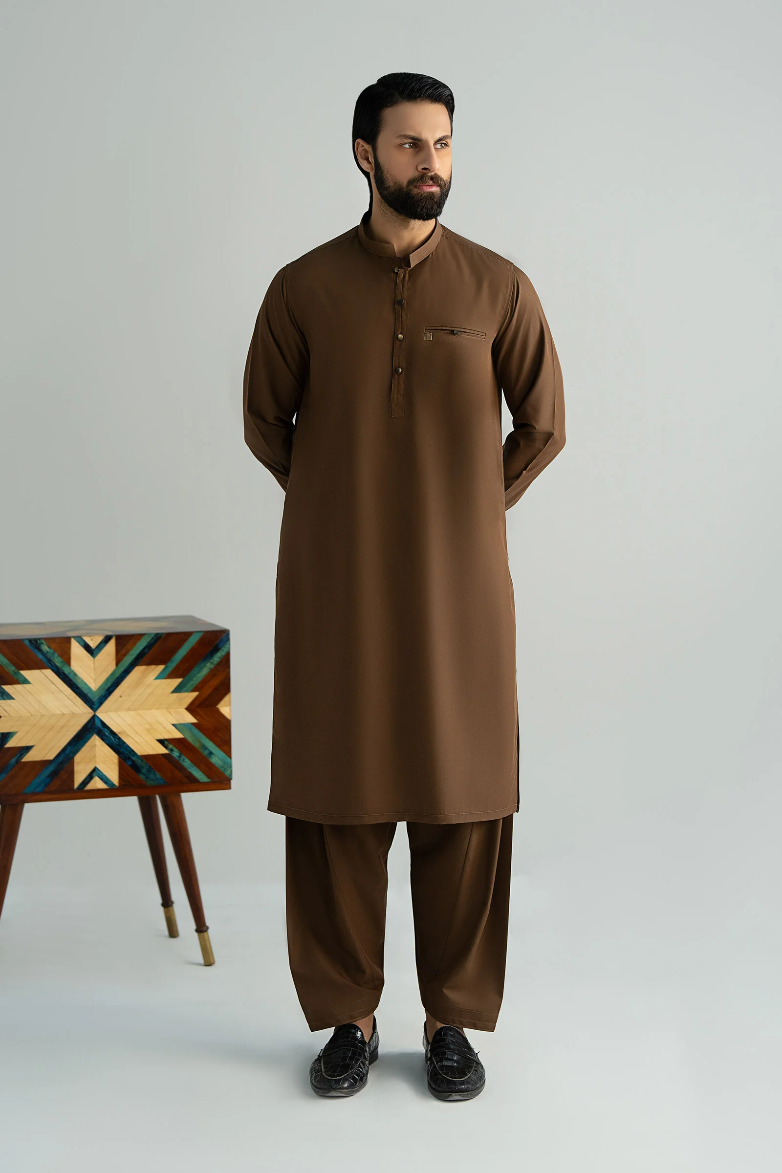 2 Piece Blended Suit - Image 4