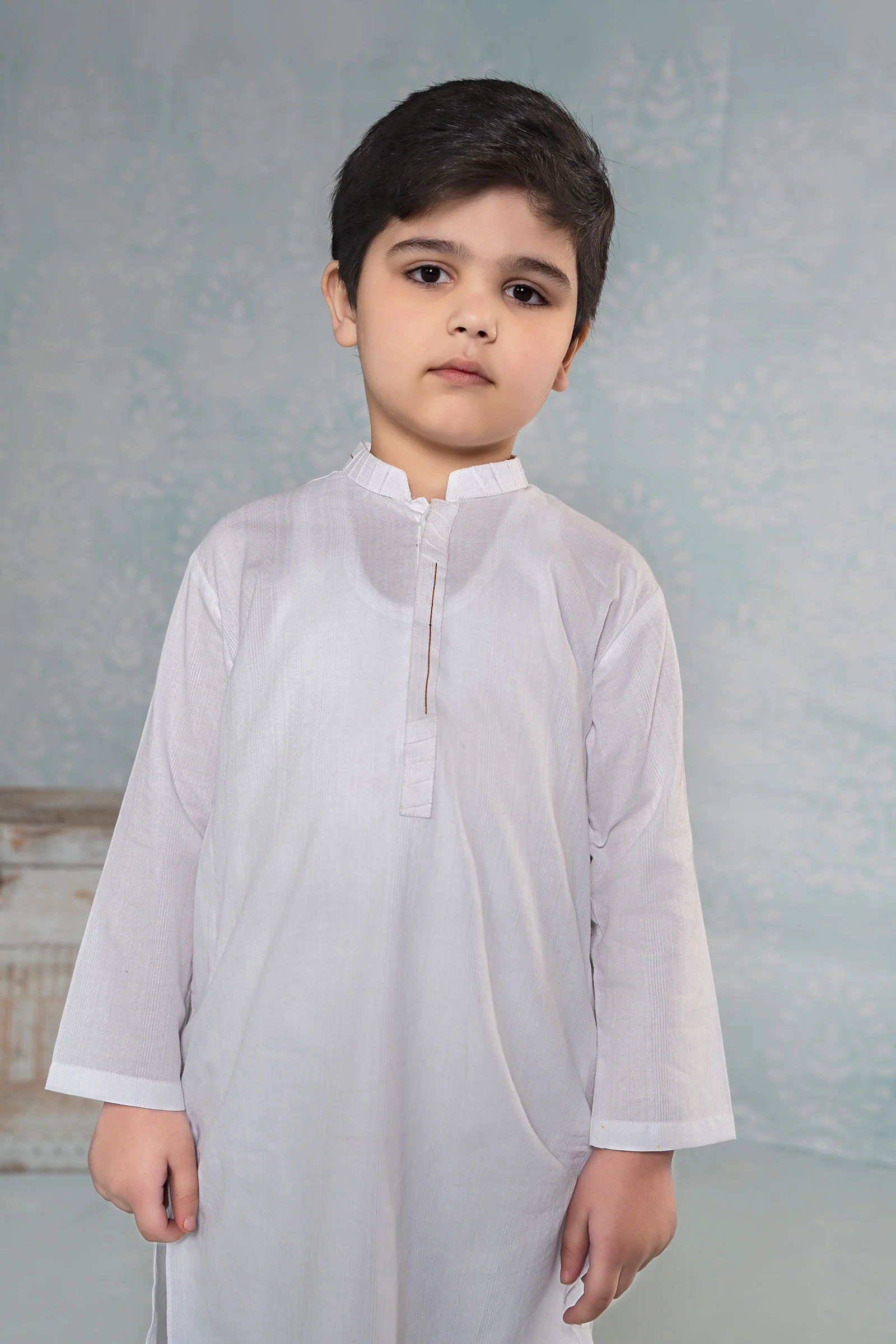 Embroidered Dobby Kurta - Image 4