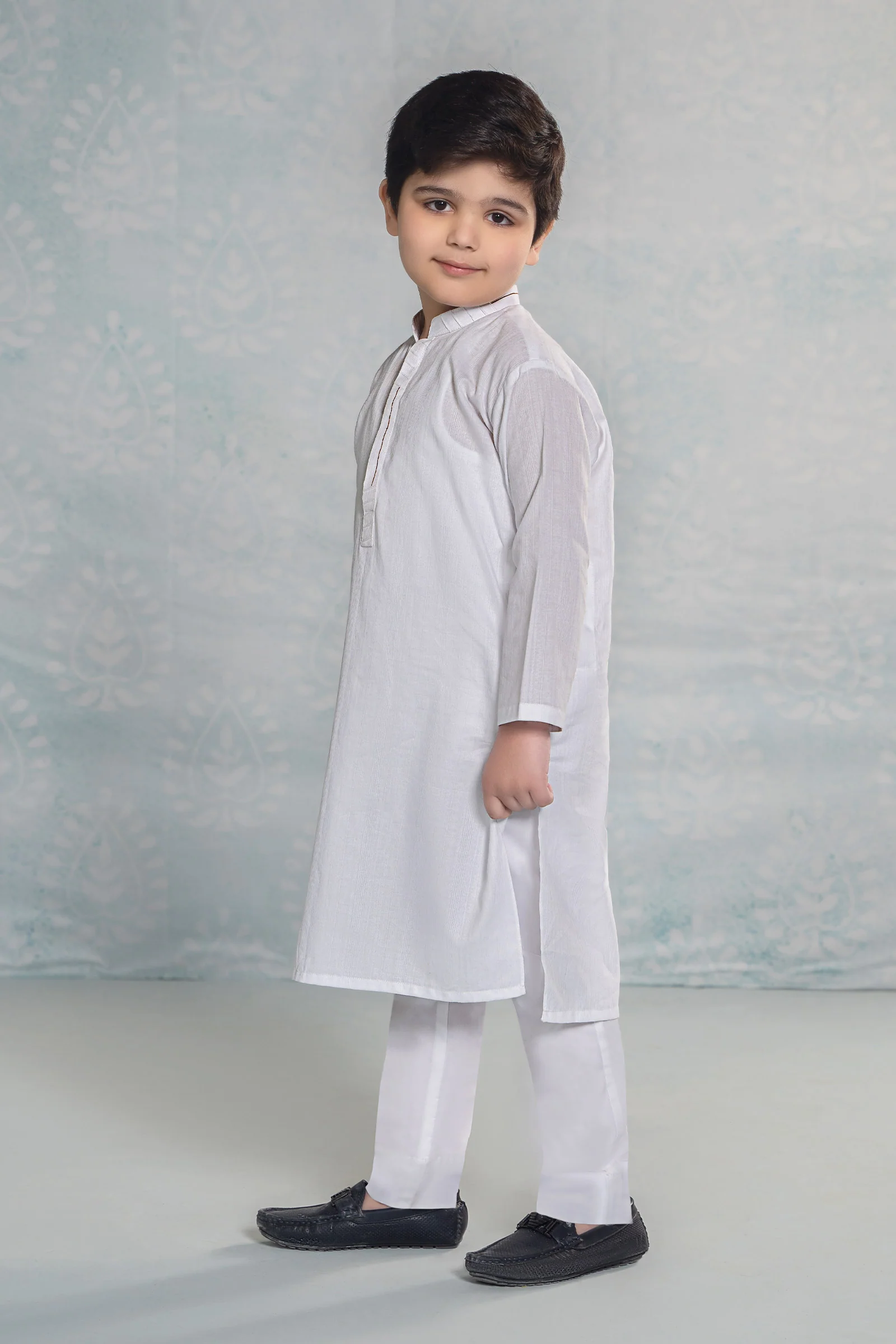 Embroidered Dobby Kurta - Image 5