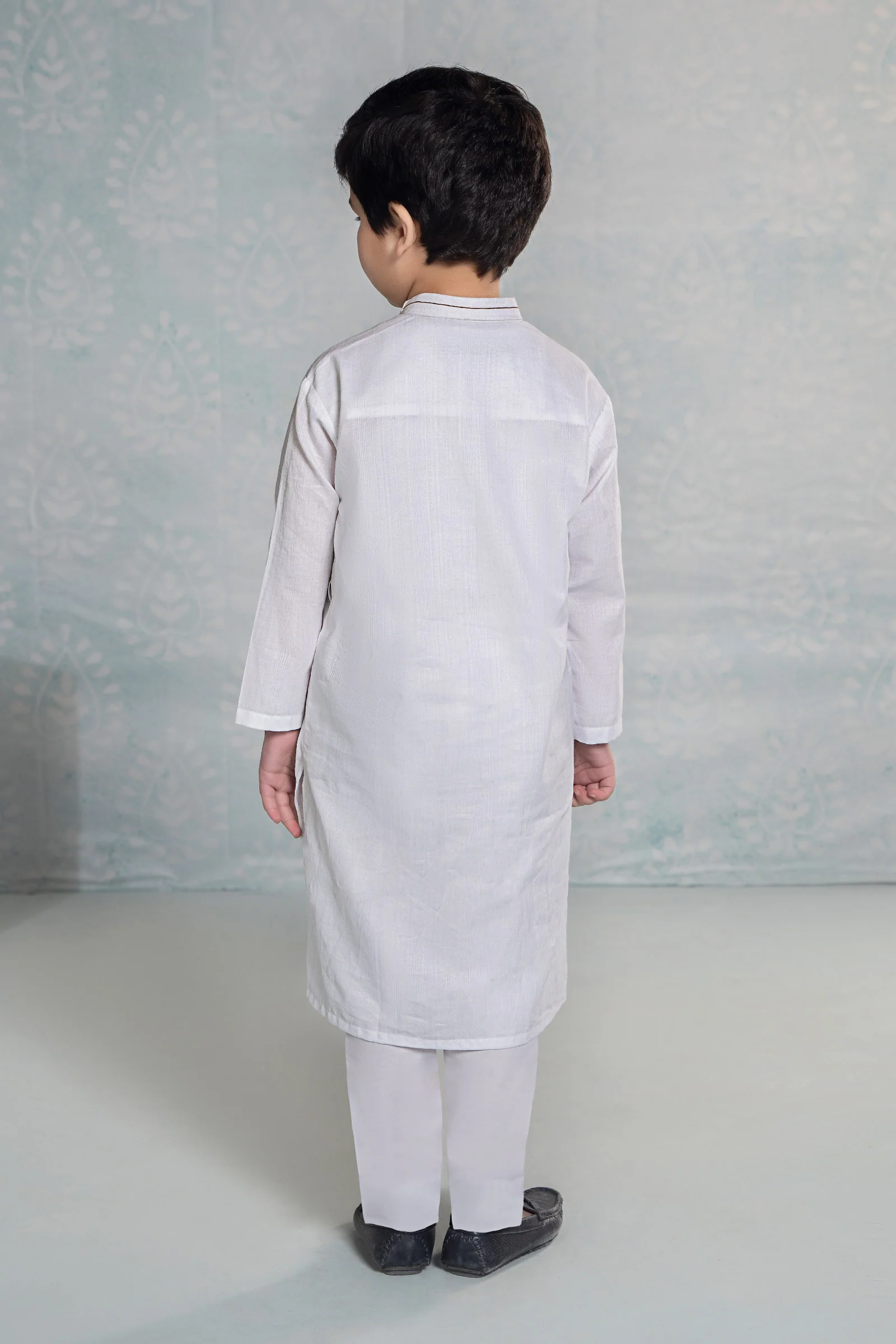Embroidered Dobby Kurta - Image 6