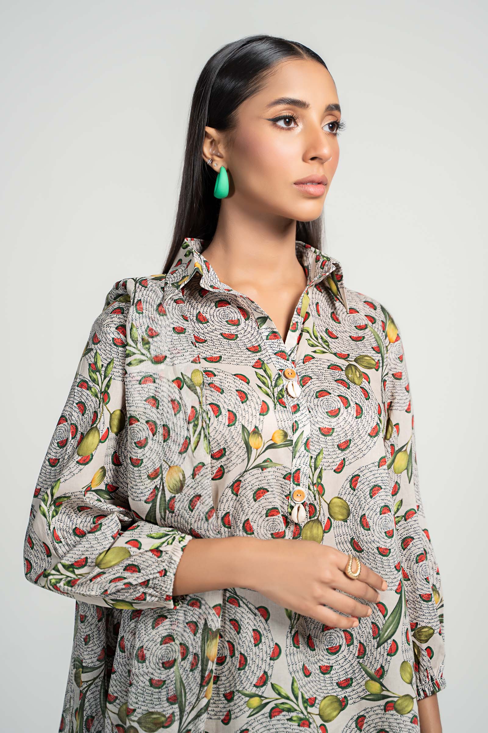 3 Piece Printed Lawn Suit - Image 3