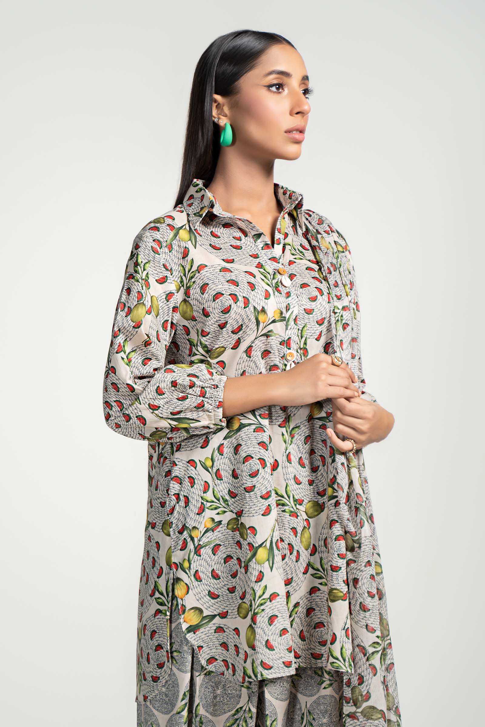 3 Piece Printed Lawn Suit - Image 4