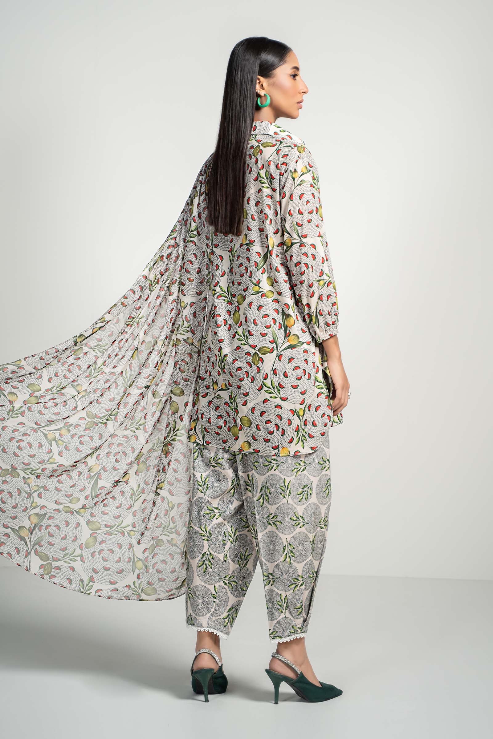 3 Piece Printed Lawn Suit - Image 6