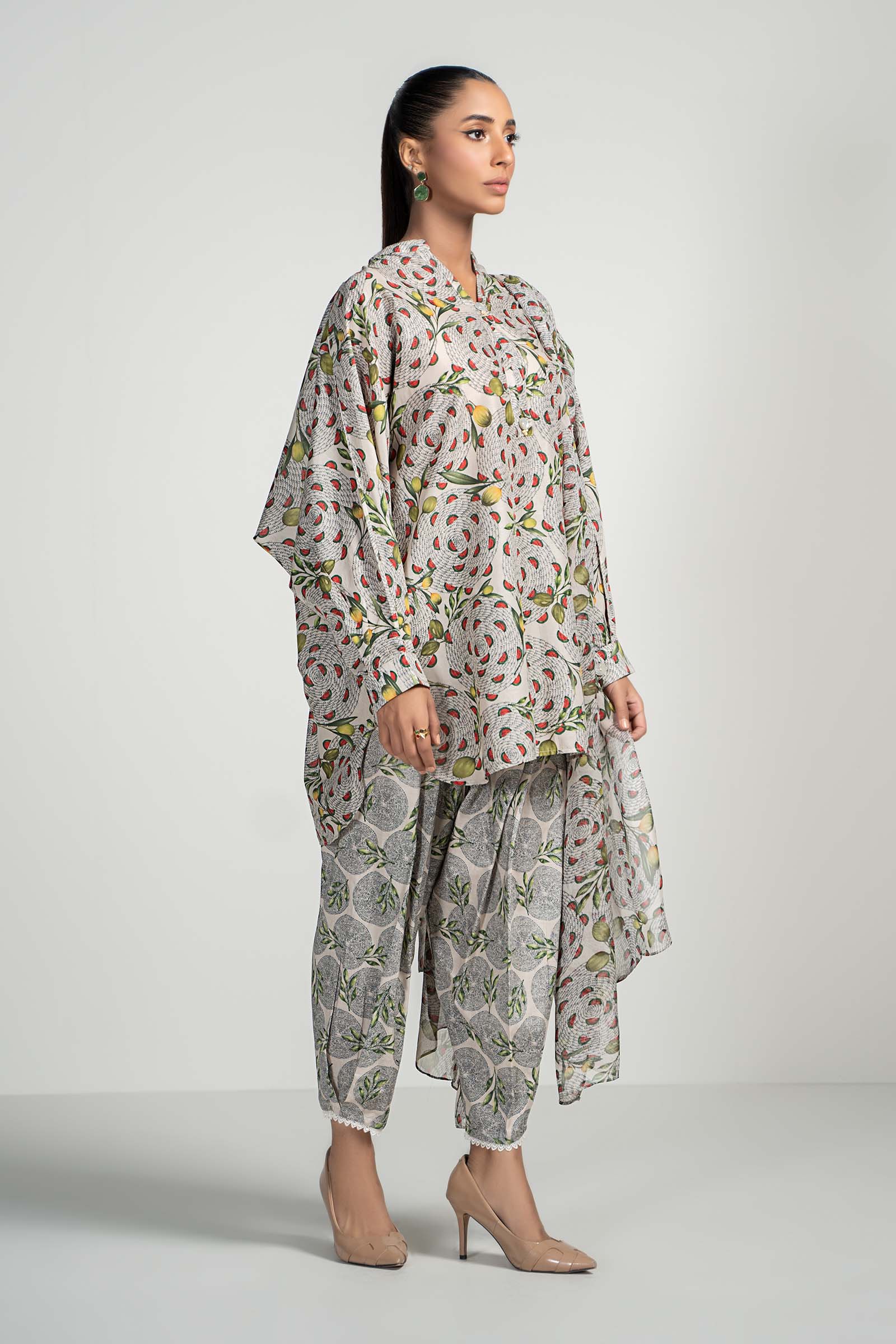 3 Piece Printed Lawn Suit - Image 4